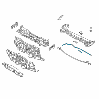 OEM 2017 Kia Forte Hose Assembly-Windshield Diagram - 98650B0000