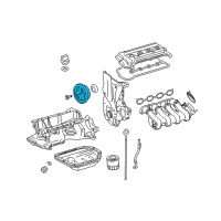 OEM 2016 Toyota Yaris Vibration Damper Diagram - 13407-21032