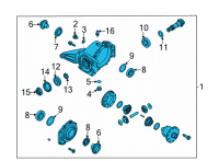 OEM 2022 Kia Seltos Carrier Assembly-DIFFERE Diagram - 530003B720