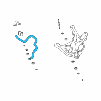 OEM Scion Stabilizer Bar Diagram - 48811-52021
