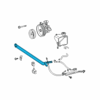 OEM 2008 Dodge Sprinter 3500 Power Steering Cooler Diagram - 68140156AA