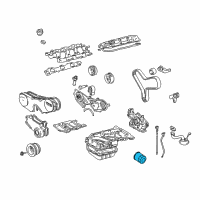 OEM 2016 Toyota Tacoma Oil Filter Diagram - 90915-YZZG2