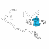 OEM 2010 BMW X6 Water Pump Diagram - 11-51-7-584-088