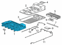 OEM 2022 Chevrolet Bolt EUV Battery Assembly Diagram - 24299931