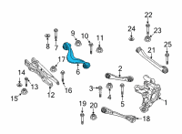 OEM 2020 BMW X5 Control Arm With Rubber Bush Diagram - 33-30-6-878-021