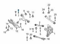 OEM 2019 BMW M850i xDrive Eccentric Bolt Diagram - 33-30-6-874-090