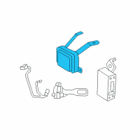 OEM 2007 Lexus IS250 Sensor Assy, Millimeter Wave Radar Diagram - 88210-53010