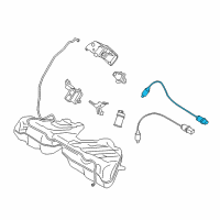 OEM 2015 BMW 228i Front Lambda Probe Oxygen Sensor Diagram - 11-78-7-589-122