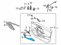 OEM 2021 BMW 228i xDrive Gran Coupe ARMREST, FRONT LEFT Diagram - 51-41-5-A0C-6F7