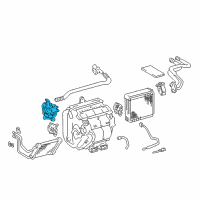 OEM 2000 Toyota Avalon Mode Motor Diagram - 87106-07060