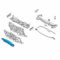 OEM 2015 Kia Forte Insulator-Dash Panel Diagram - 84124A7600