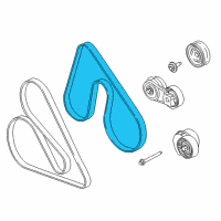 OEM Ford AC Belt Diagram - BL3Z-8620-F