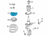 OEM Kia Sorento INSULATOR Assembly-STRUT Diagram - 54610P2000