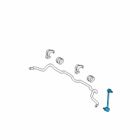 OEM 2010 Kia Forte Link Assembly-Front Stabilizer Diagram - 548302H200