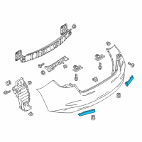 OEM Scion iA Reflector Diagram - 52164-WB002