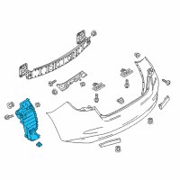 OEM Toyota Splash Shield Diagram - 52591-WB001