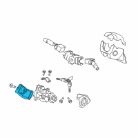 OEM 2010 Acura ZDX Switch, Steering Diagram - 35130-SZA-901