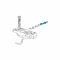 OEM 2005 Buick Park Avenue Filler Pipe Diagram - 25727015