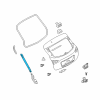 OEM Infiniti QX50 Stay Assembly - Back Door, RH Diagram - 90450-1BA1C