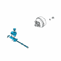 OEM Cadillac SRX Cylinder Asm-Brake Master Diagram - 10367562