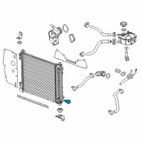 OEM 2014 Chevrolet Equinox Radiator Drain Plug Diagram - 15781370