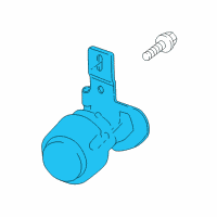 OEM Chevrolet Corvette Lamp Asm-Front Fog Diagram - 10438855