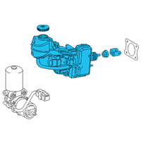 OEM 2021 Toyota Corolla Booster Assembly Diagram - 47050-12C40