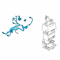 OEM 2001 Chrysler Sebring Battery Wiring Diagram - MR515883