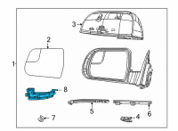 OEM Jeep Wagoneer TURN SIGNAL Diagram - 68551404AA