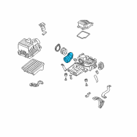 OEM 2012 Honda Fit Tube, Air Cleaner Diagram - 17212-RB0-000