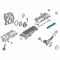 OEM 2018 BMW X3 Profile Seal, Cylinder Head Cover, Inner Diagram - 11-12-8-638-124