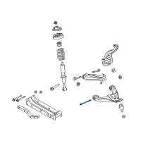 OEM 2007 Mercury Mountaineer Lower Control Arm Bolt Diagram - -W711505-S439