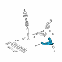 OEM 2007 Mercury Mountaineer Lower Control Arm Diagram - 7L2Z-3079-AB