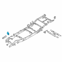 OEM Nissan Titan XD Bracket Assy-Member Mounting, LH Diagram - E5333-EZ0AA