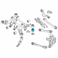 OEM 2017 BMW 530i RUBBER MOUNTING REAR Diagram - 33-31-6-860-418