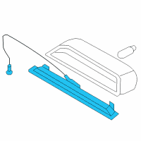 OEM Chevrolet Aveo High Mount Lamp Diagram - 96650653