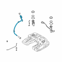 OEM BMW X5 Plastic Filler Pipe Diagram - 16-11-7-186-702