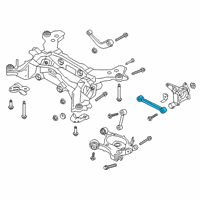 OEM 2015 Ford Fusion Trailing Arm Diagram - DG9Z-5K898-B