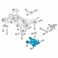 OEM 2019 Ford Police Responder Hybrid Lower Control Arm Diagram - GS7Z-5500-P