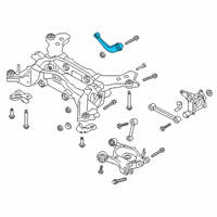 OEM 2020 Ford Police Responder Hybrid Upper Control Arm Diagram - DG9Z-5500-A