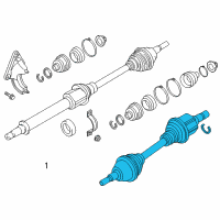 OEM Ford C-Max Axle Assembly Diagram - FV6Z-3B437-A