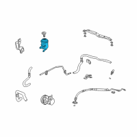 OEM 2002 Honda CR-V Tank, Power Steering Oil Diagram - 53701-S9A-003