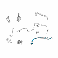 OEM 2004 Honda CR-V Hose, Power Steering Feed Diagram - 53713-S9A-A04