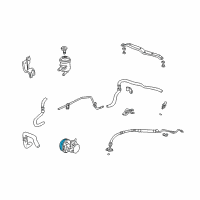 OEM Acura RSX Pulley, Power Steering Pump Diagram - 56483-PND-003