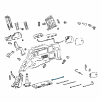 OEM 2016 Toyota 4Runner Handle Rod Diagram - 09115-35110