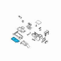 OEM 2005 Nissan Frontier Boot-Console Diagram - 96935-EA003