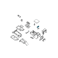 OEM 2005 Nissan Frontier Hinge-Console Diagram - 96916-EA000