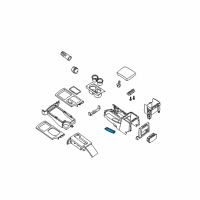 OEM 2020 Nissan Frontier Boot Assy-Parking Brake Diagram - 96906-EA003