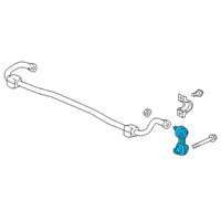 OEM 2019 Honda Civic Link Complete, Rear Stabilizer Diagram - 52320-TGH-A01