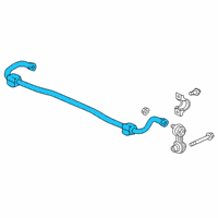 OEM 2021 Honda Civic Stabilizer, Rear Diagram - 52300-TGH-A03